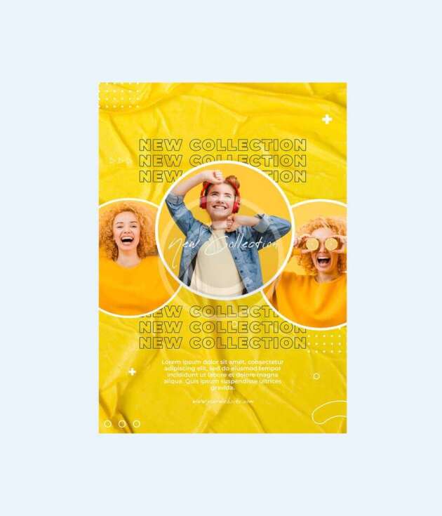 Eco canvas tote with green print